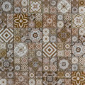 Spanish Style Apartment Decoration Travertine Mosaic Tile Backsplash